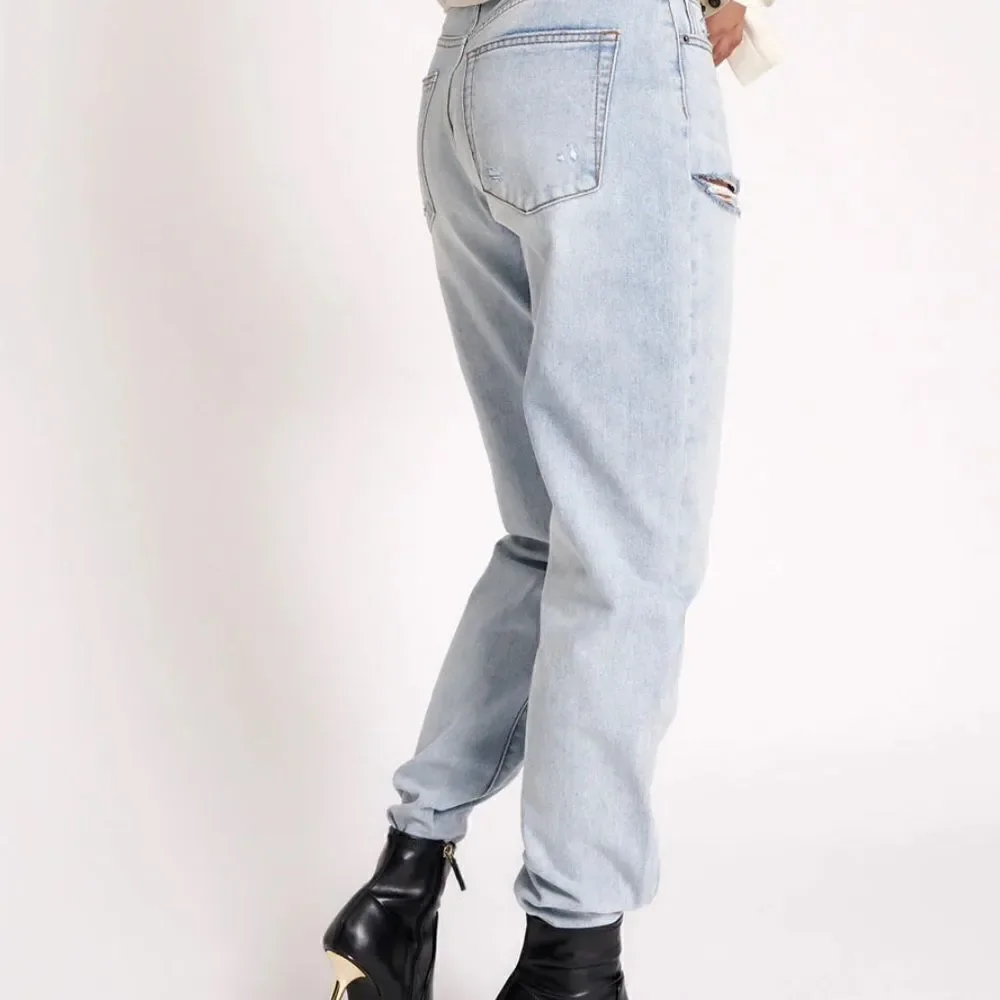 One Teaspoon 1982S High Waist Balloon Denim Jeans Dream 24 NWT